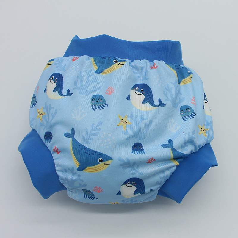 High-Waisted, Belt-Protecting Swimming Trunks, Baby Training Trunks, and Infant Swimming Trunks