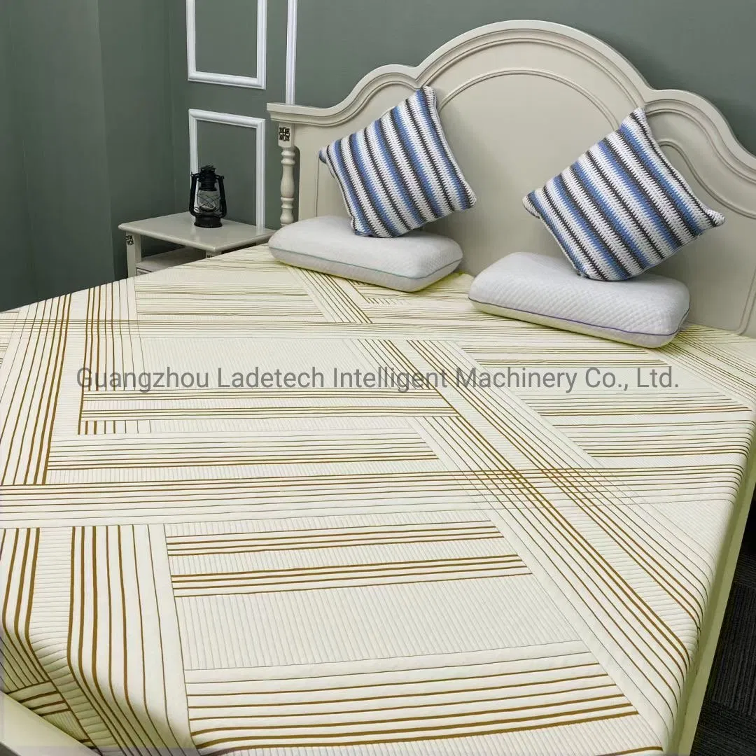 LDT-ZJB 300-450 Grams High Density Mattress 100% Polyester Ticking Knitted Jacquard Fabric