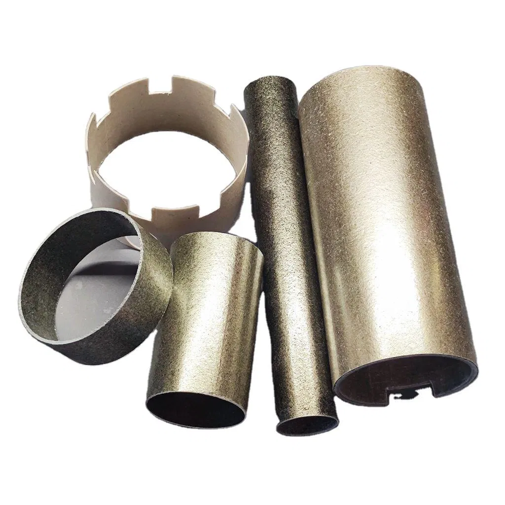 Rigid Mica Golden Tube Waterproof Fire Resistant Insulation Material for Lamp Shades Silve Mica Tube