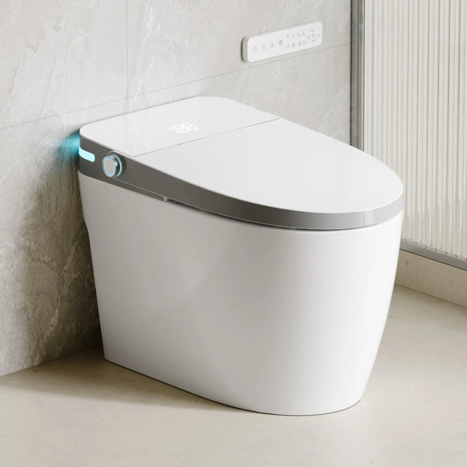 Electric Ceramic Smart Toilet Bowl American Toilette Intelligent Wc Sanitary Automatic Bathroom Smart Toilet Bidet