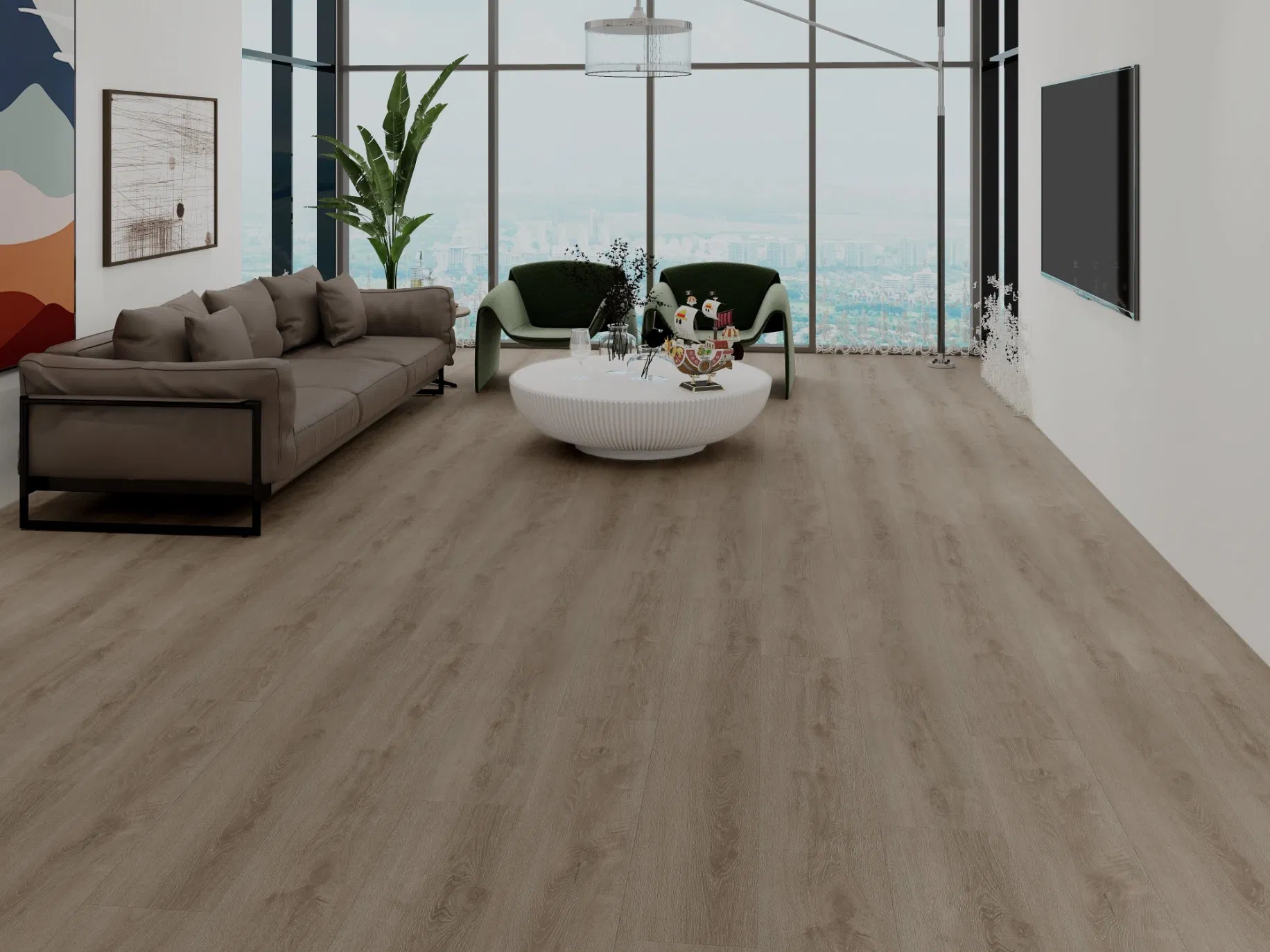 SPC виниловый пол Click Lock под дерево