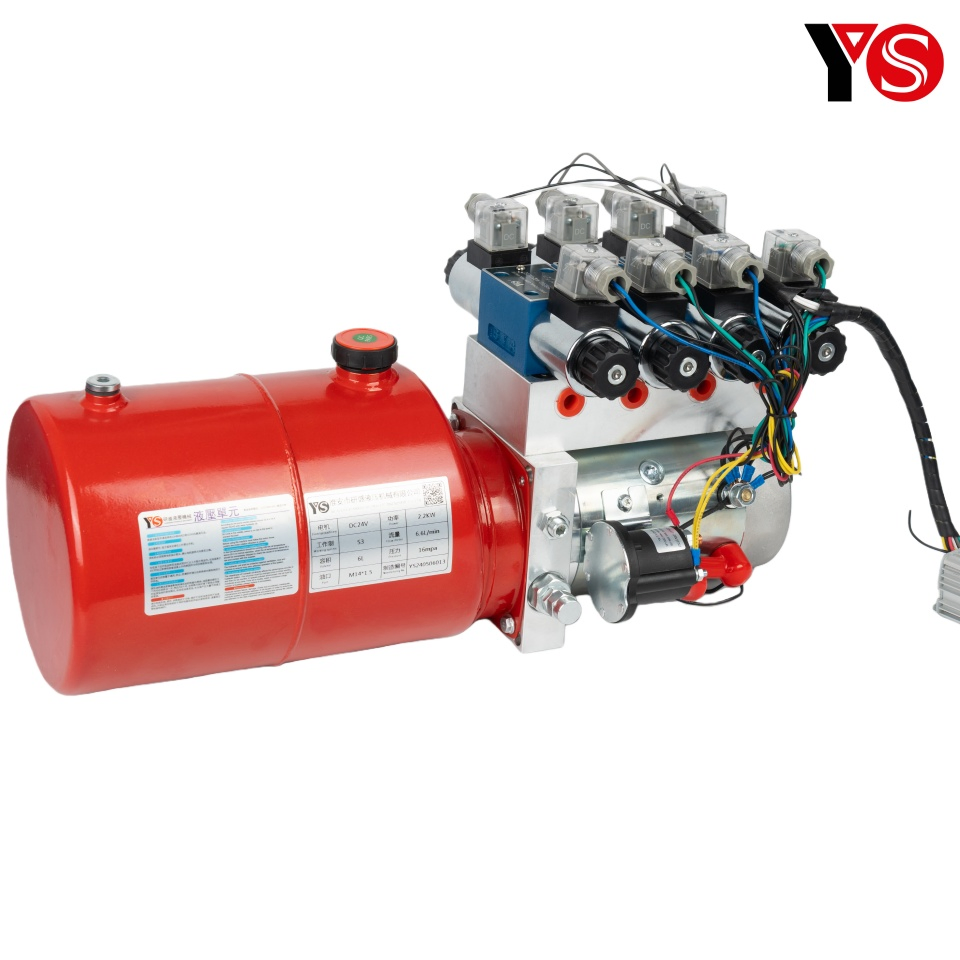 Гидравлическая силовая установка DC24V 2.2KW для аутригеров
