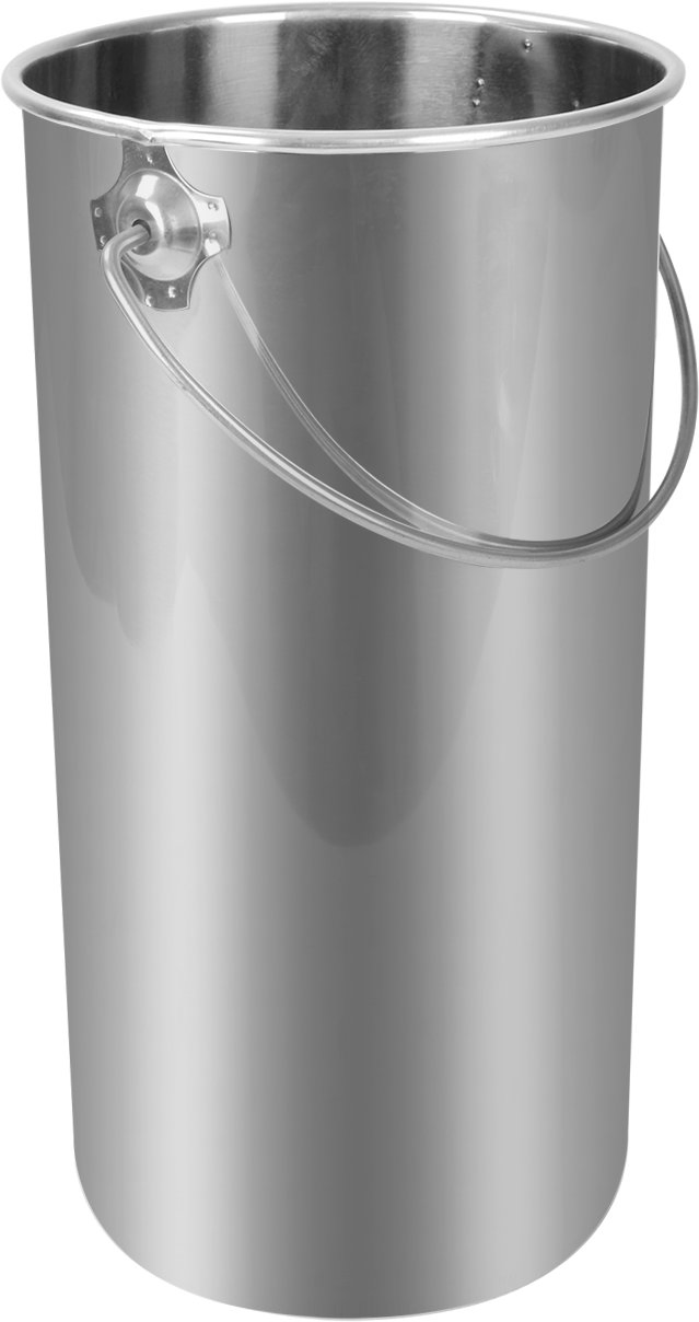 Commercial Oblique Style Stainless Steel Milk Ice Bucket with Tap