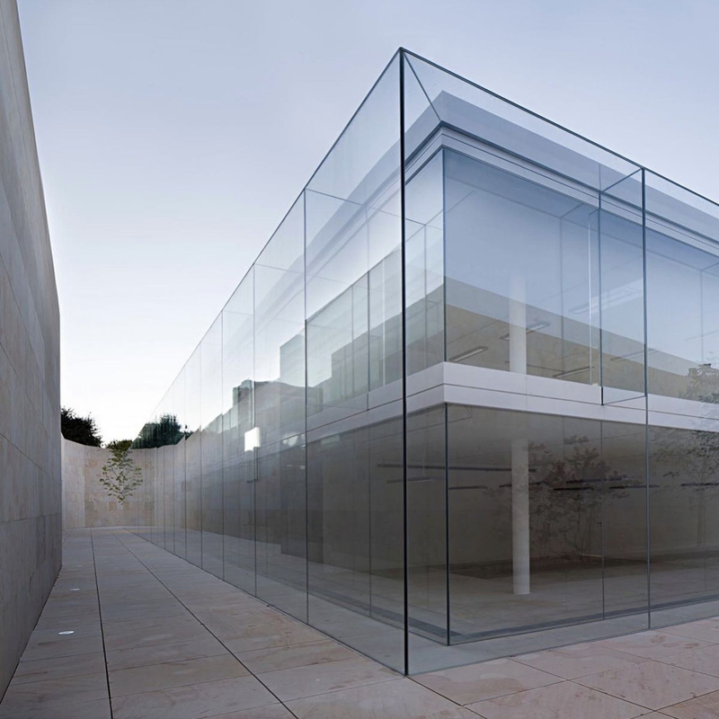 Full Glass Curtain Wall Aluminum Frame Curtain Wall
