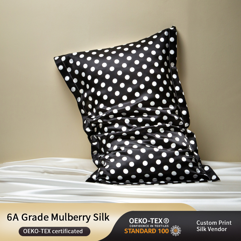 High Quality Printed Soft Mulberry Silk Sleeping Pillowcase