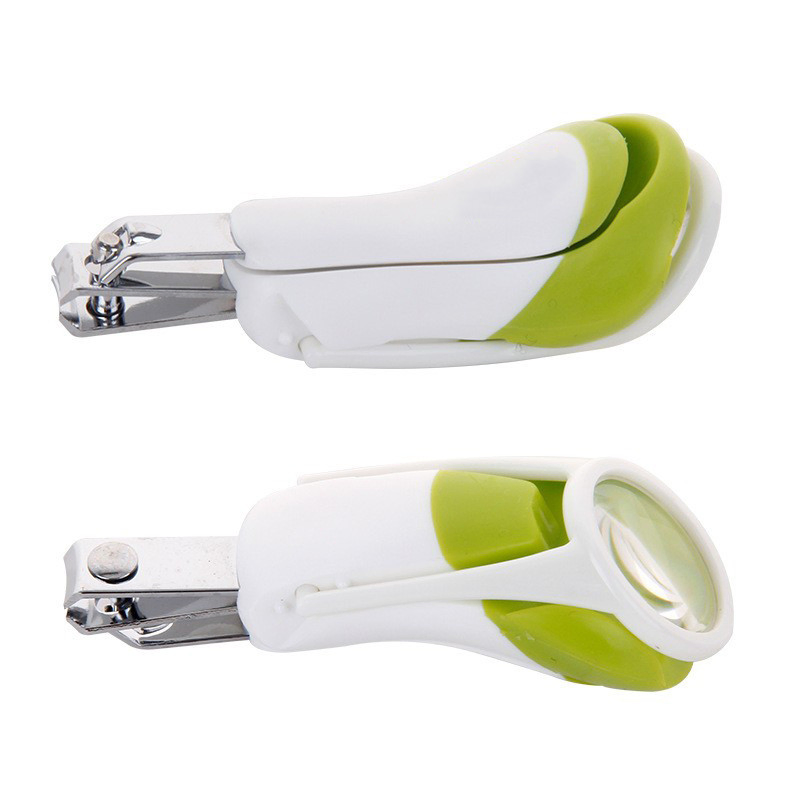 Premium Precision Nail Scissors with Built-in Magnifier for Easy Clipping