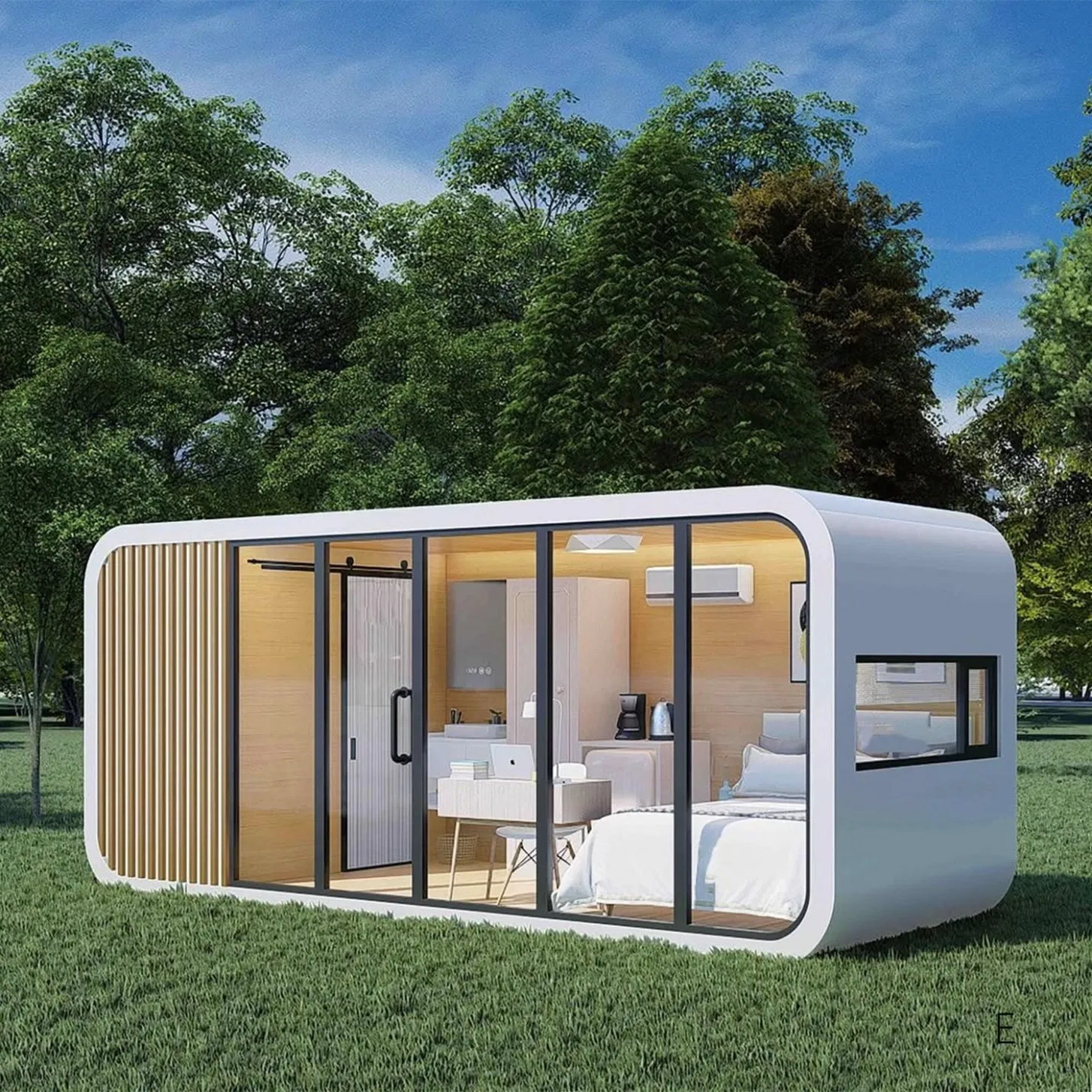 Good Sale Prefab House Apple Cabin Luxury Hotel Cabin Customized Detachable Office Pod Apple Homes