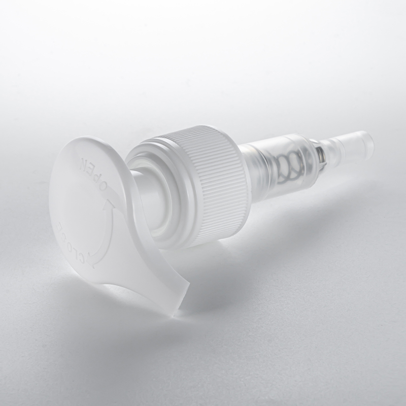 24/410 Plastic Black Ribbed Left Right Lotion Pump for Body Care Bottle Pump Plastic Lotion Dispenser Pump