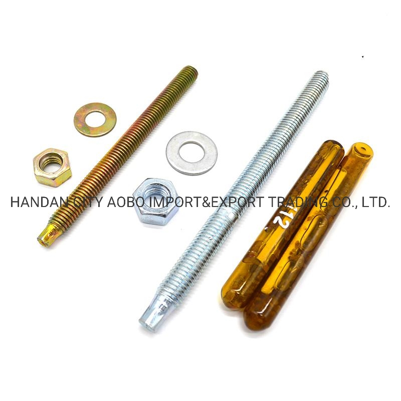 Химический анкер M12*160, сталь 4.8, оцинкованный