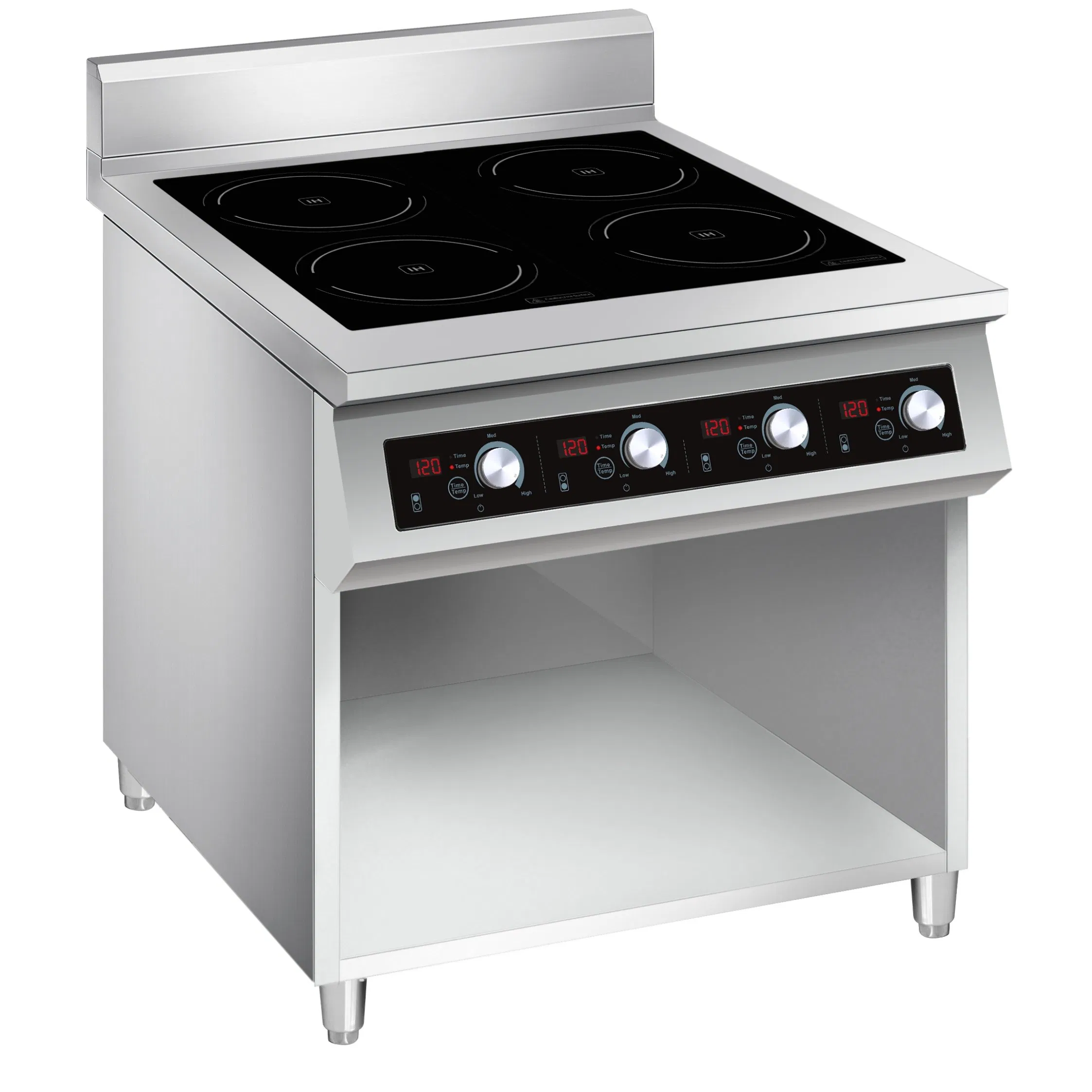 Big Power 4 Burner Induction Cooker with Cabinet