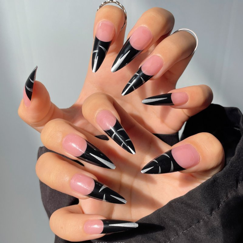 24 Colors Fake Nails Trendy Press on Nails Private Label Fake Nail