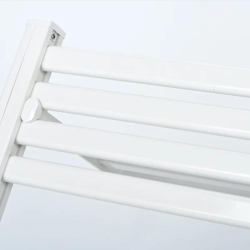 Aluminum Spray Painted Bathroom Electric Towel Radiators with White Color