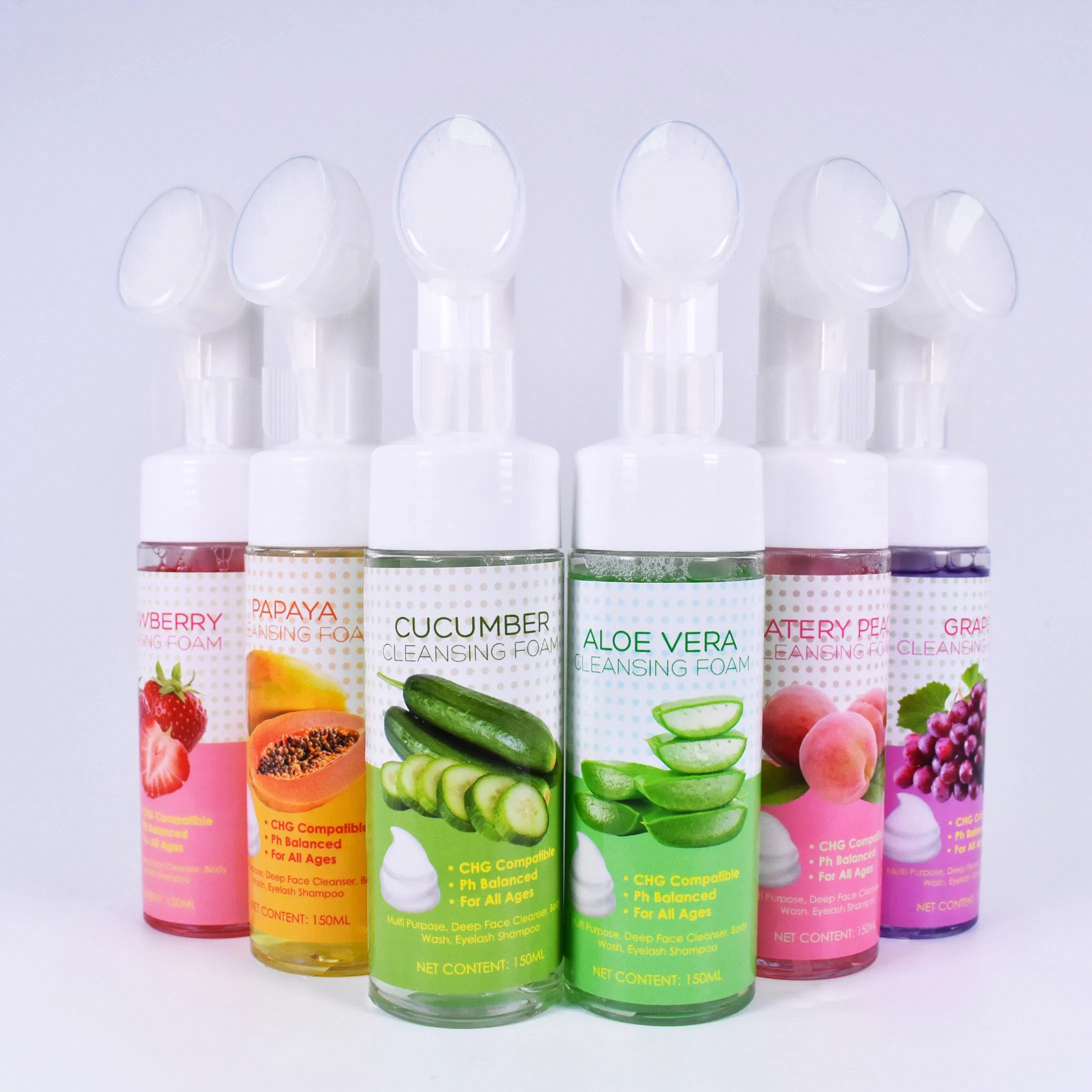 Custom Logo Face Wash Private Label Whitening Deep Cleansing Oil Control Skin Repairing Facial Cleanser