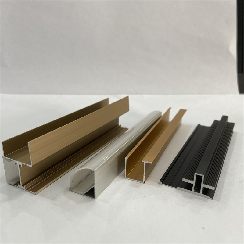 Decorative Metal Bullnose Profile Wall Ceramic Tile Outside Corner Edge Aluminium Tile Trim