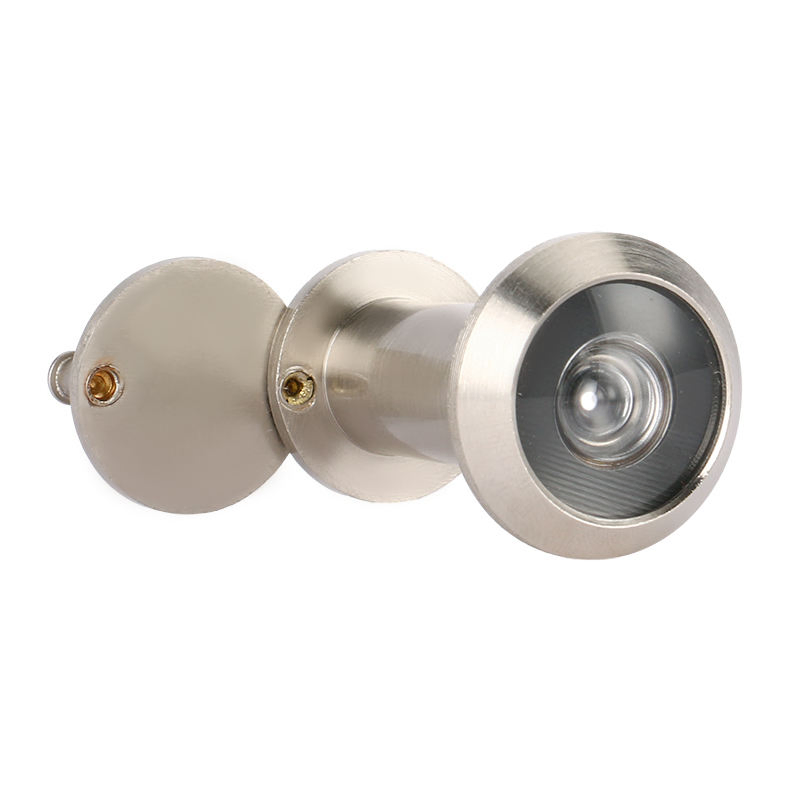 20o Degrees Wide Angle Anti-Skid Security Door Viewers Polished Chrome Brushed Hidden Peephole HD Glass Lens Door Viewers