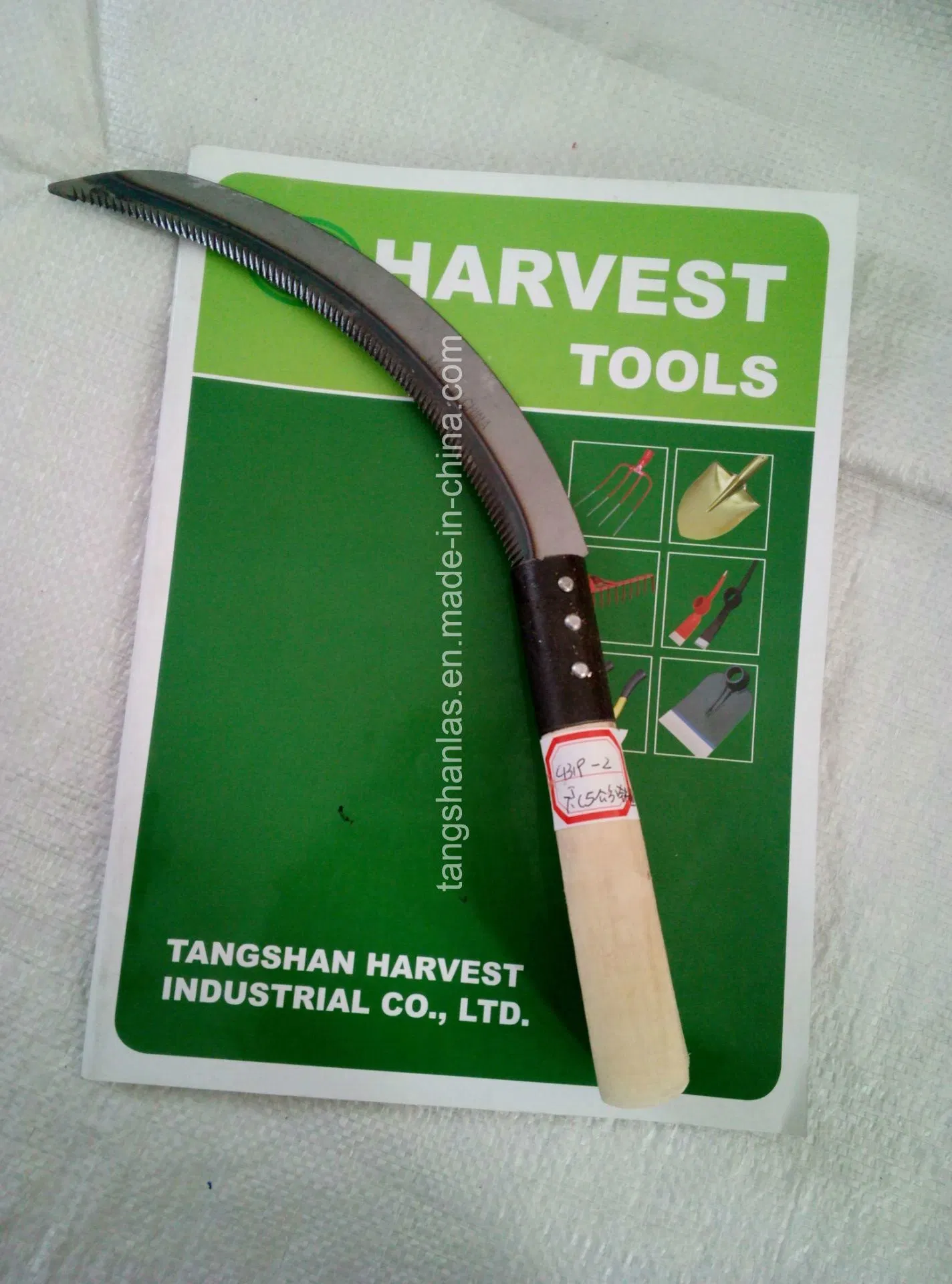 Sickle Garden Sickle with Wood & Plastic Handle Cutting Saw