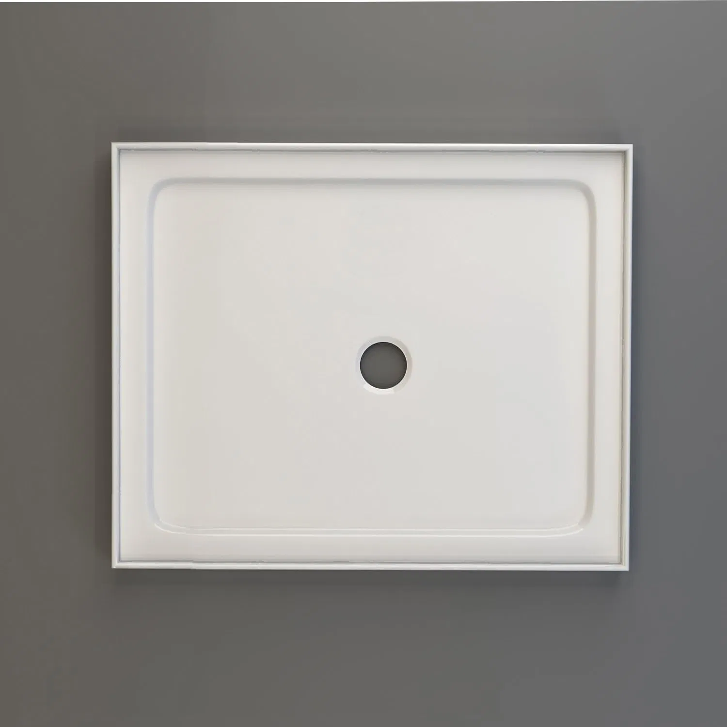 European Style Solid Anti-Slip Resin Shower Base Pan Anti Slip Bathroom Rectangle Shower Tray for Shower Room