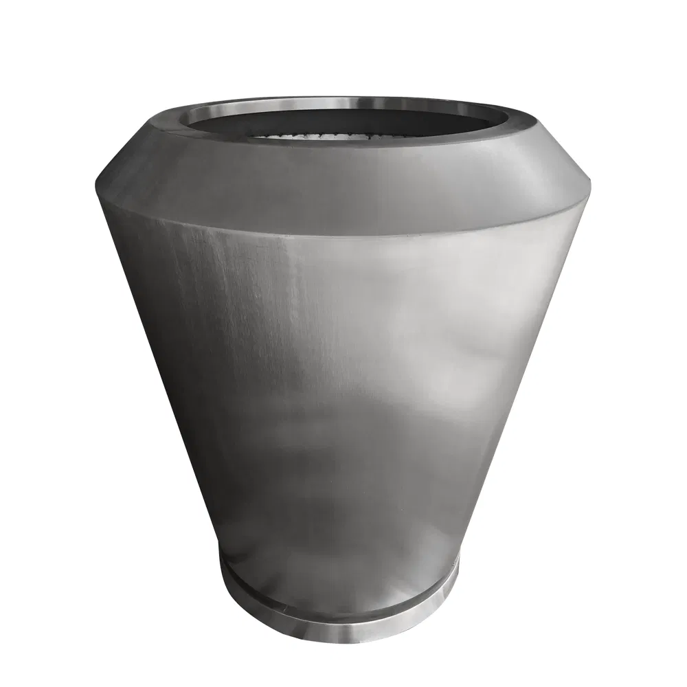 Металлический прямоугольный ящик для растений, черный