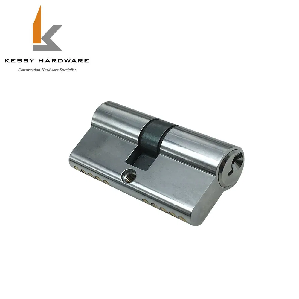 Double Open Cylinder 65mm Zinc Body Brass Core 3 Normal Brass Key