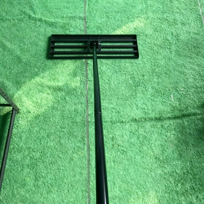 Versatile Unfolded Rake Lawn Leveling Rake for Various Material Spreading Tasks