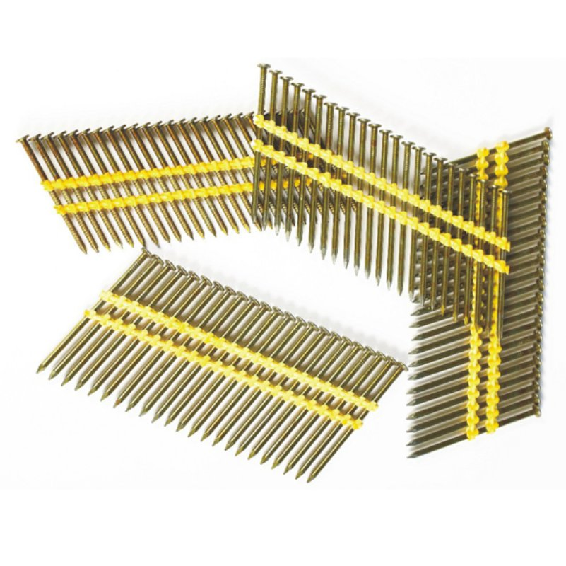 21 Degree Customized Specification Plastic Collated Framing Nail Strip Nail for Concrete and Roofing