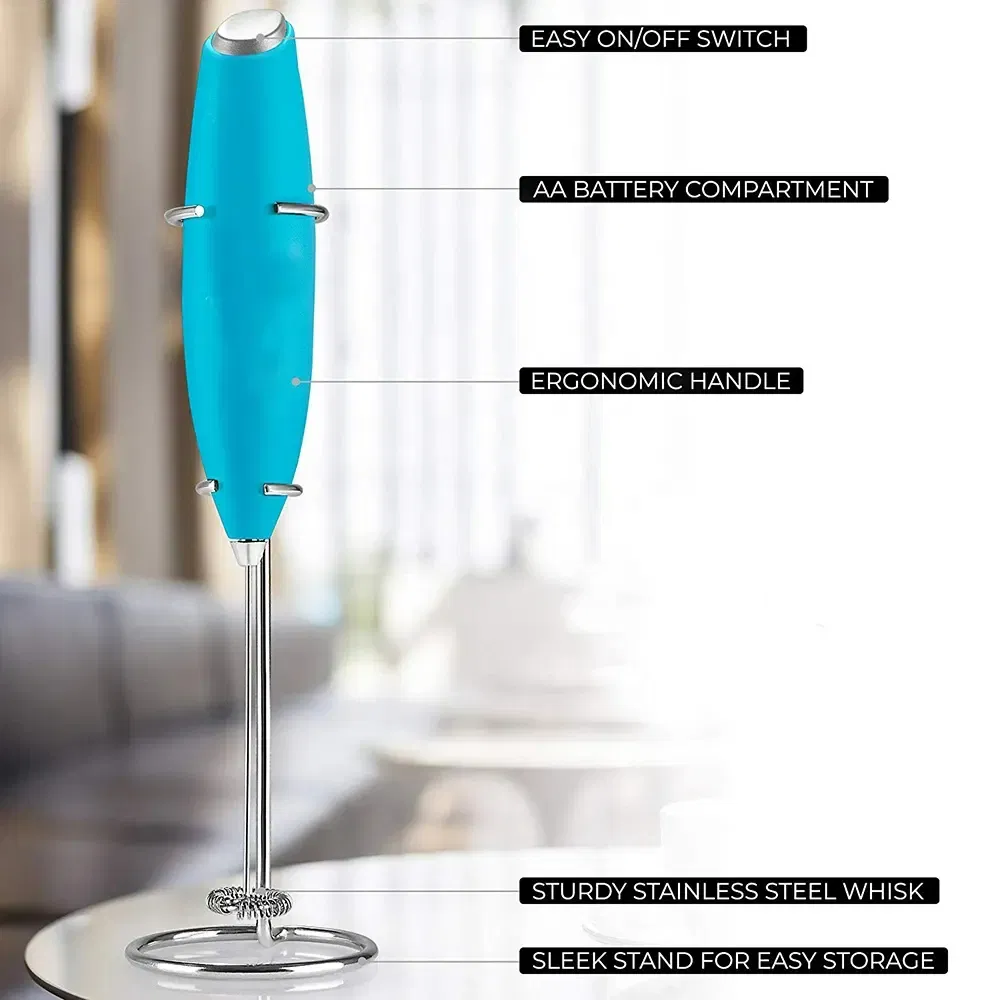 Milk Frother Handheld Stick Blender Commercial Cold Milk Frother Coffee Foamer