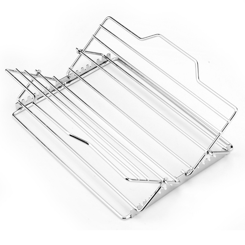 Stainless Steel Broiling Rack Adjustable Roasted Chicken Rack