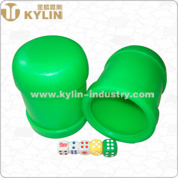 Stocked Plastic Dice Cup with for Bar KTV Party Playing Game