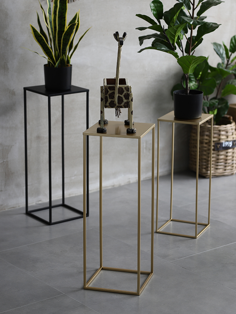 Metal Square Garden Home Decoration Planter Stand