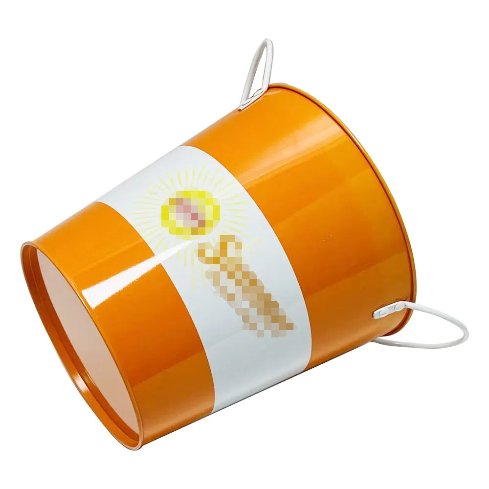 Factory Custom Tinplate Pail Empty Storage Small Metal Bucket Food Grade 10L Beer Ice Tin Bucket with Handle