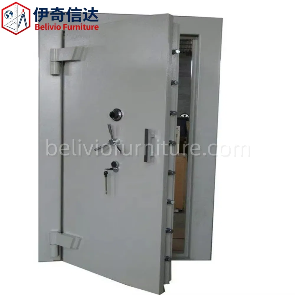 Carbon Steel Vault Room C/D Grade Anti-Pry Anti-Drill Security Door Bank Stainless Steel Safe Door for Bank Secret Room Cash Vault