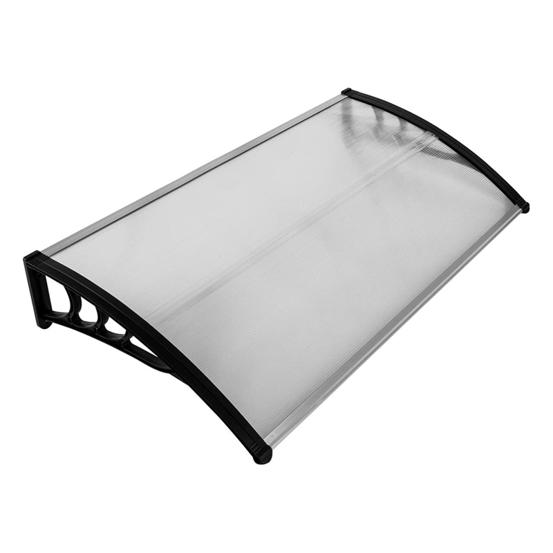 Awning for Doors, Awning Door Canopy, Modern Polycarbonate Front Door Canopy, Patio Awning Canopy Window Door Cover for Rain Snow Sunlight Protection Hollow Sh