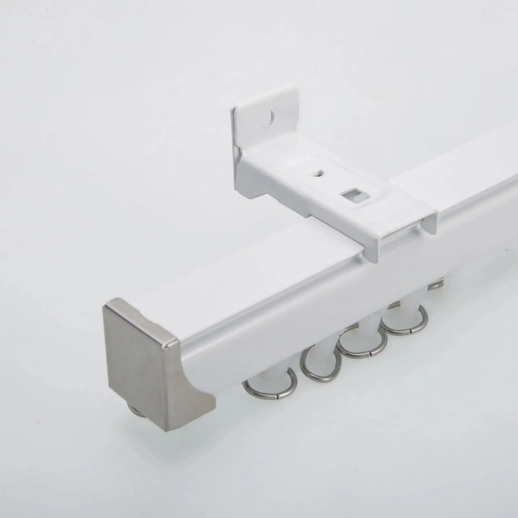 Luxury DIY Silent and Sturdy Metal Curtain Track with Aluminum Alloy Curtain Track and Aluminum Curtain Rod