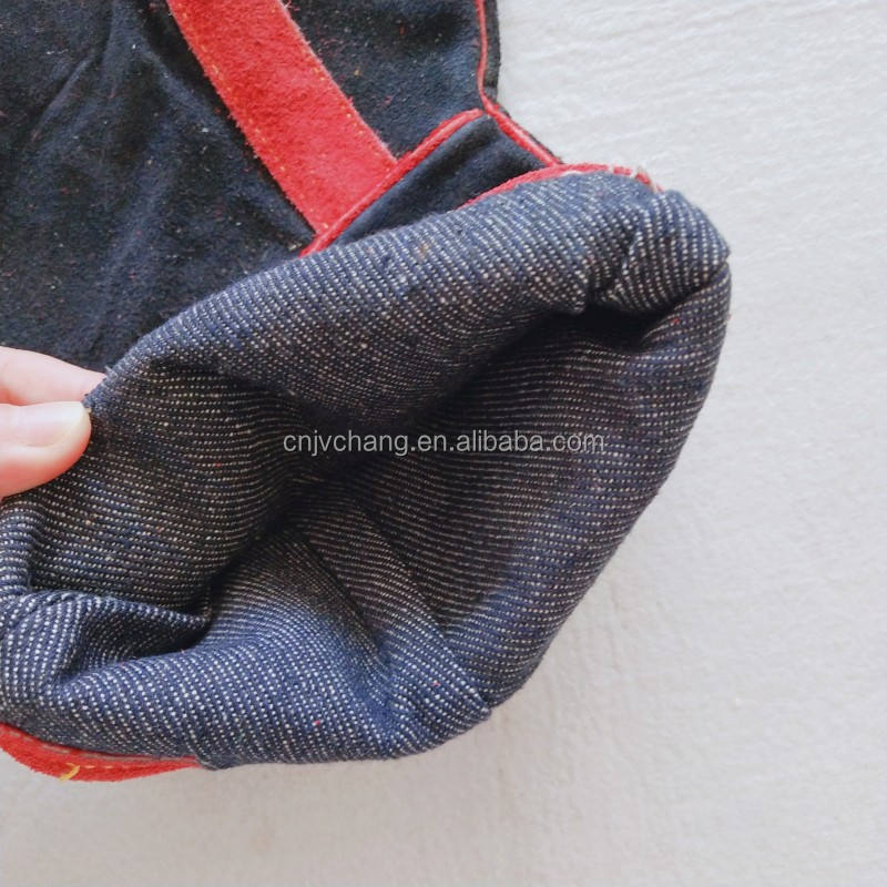 Premium Heat Resistant BBQ Gloves - Durable Cowhide Leather Mitts