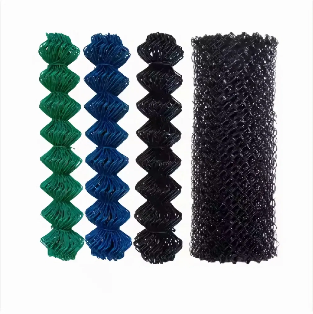 Hot Dipped Galvanized Cyclone Wire Mesh 8 FT Chain Link Fence Roll PVC Chain Link Fence for Philippines