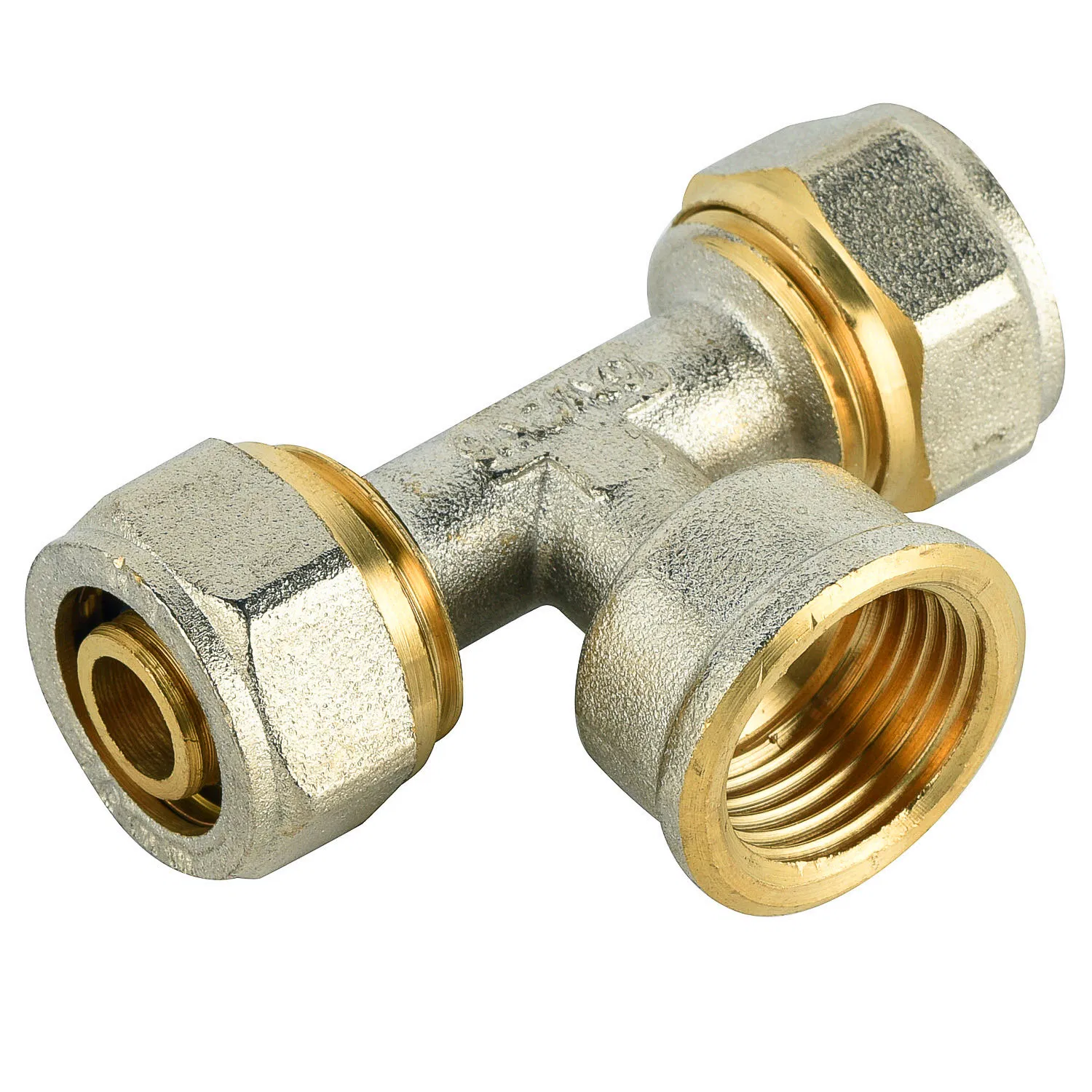 Pex-Al-Pex Brass Compression Fittings Straight Nipple Female