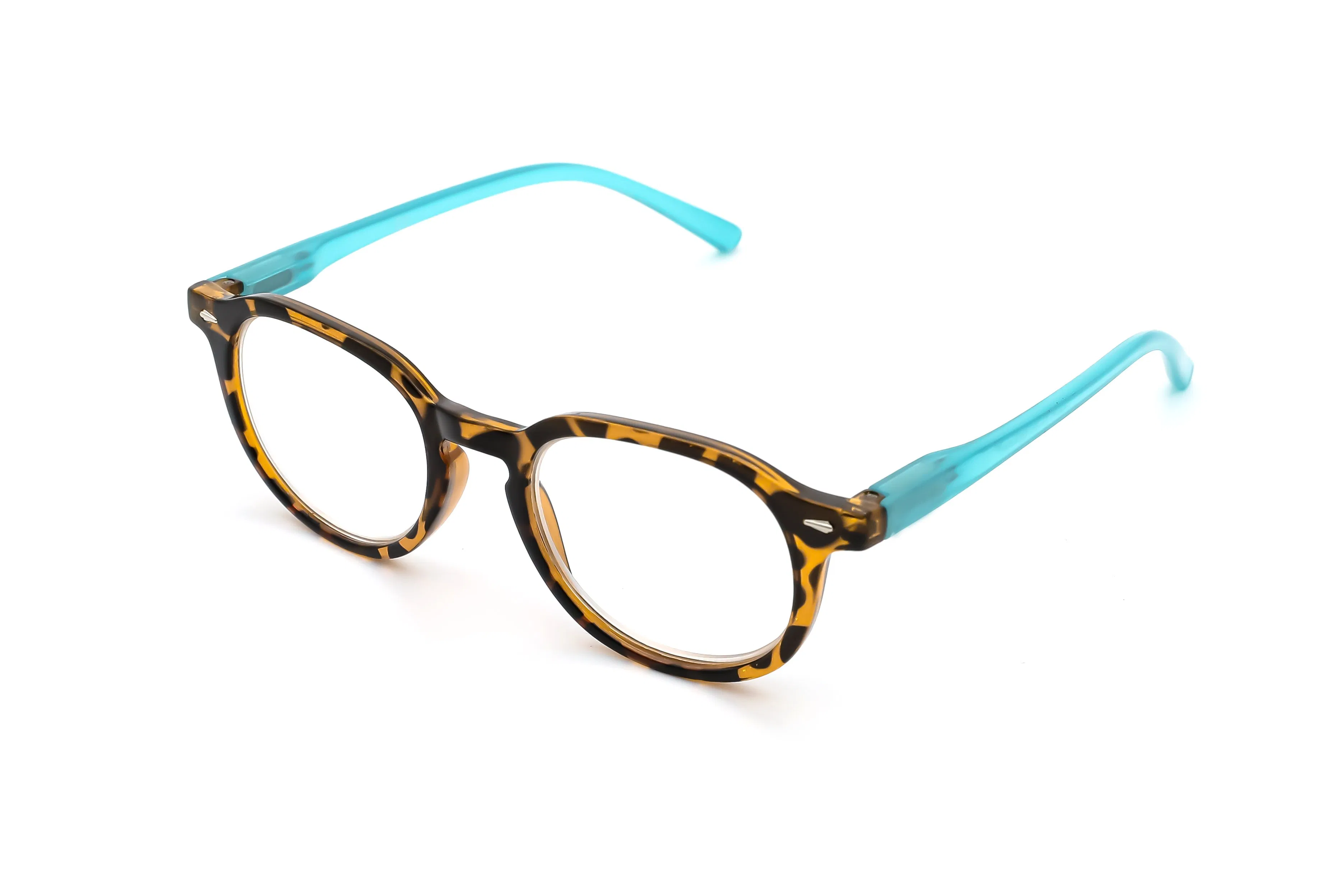 Vintage-Inspired Thin Round Plastic Reading Glasses for Stylish Readers