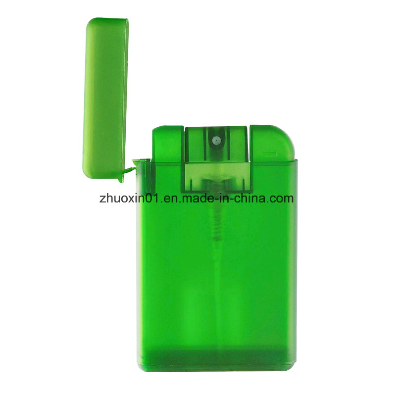 25ml Plastic Credit Card Flat Spray Bottle Pocket Size Card Perfume Sprayer