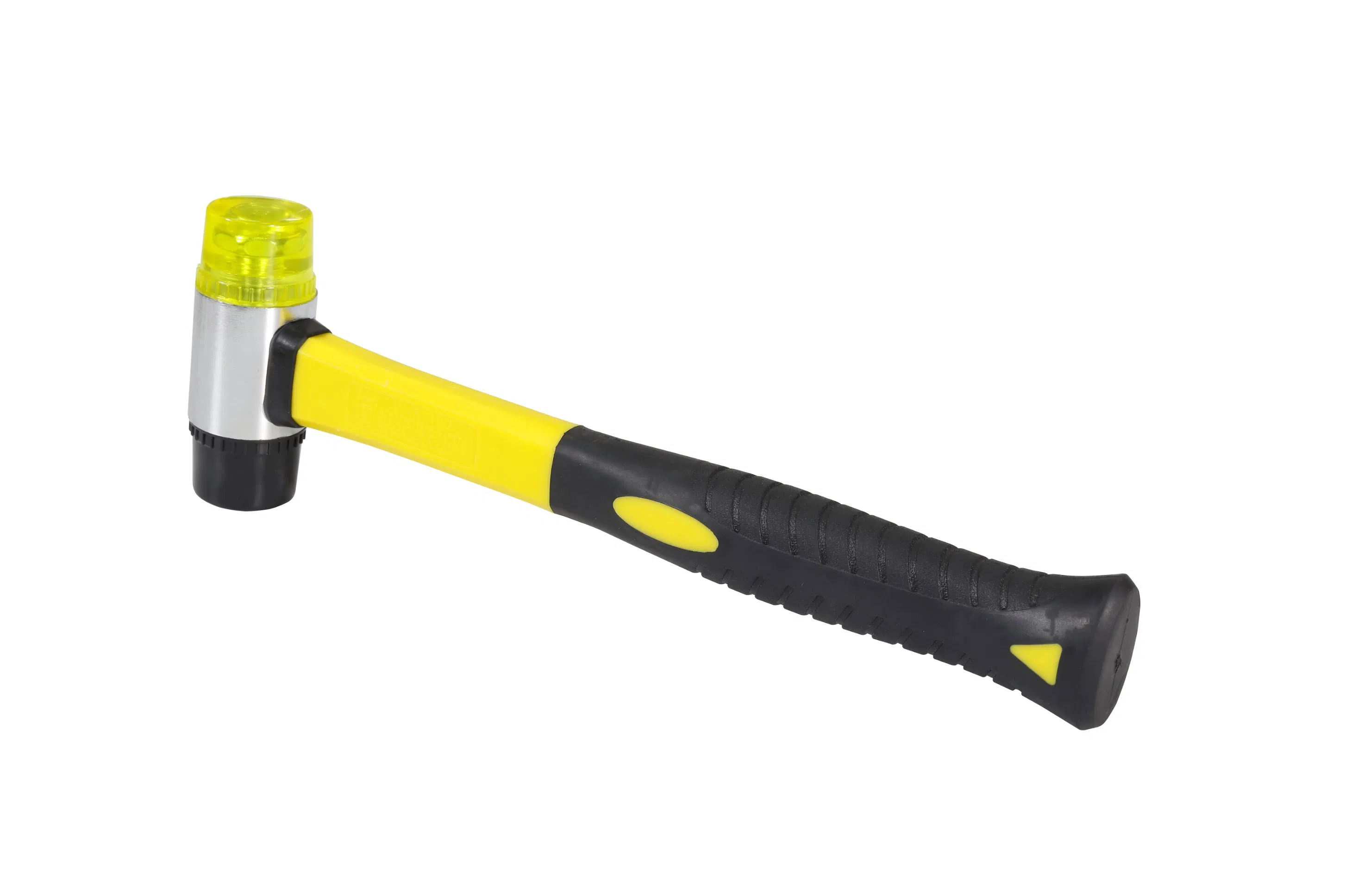 Double-Face Rubber Mallet Hammer with Wood Handle for Heavy-Duty Jobs
