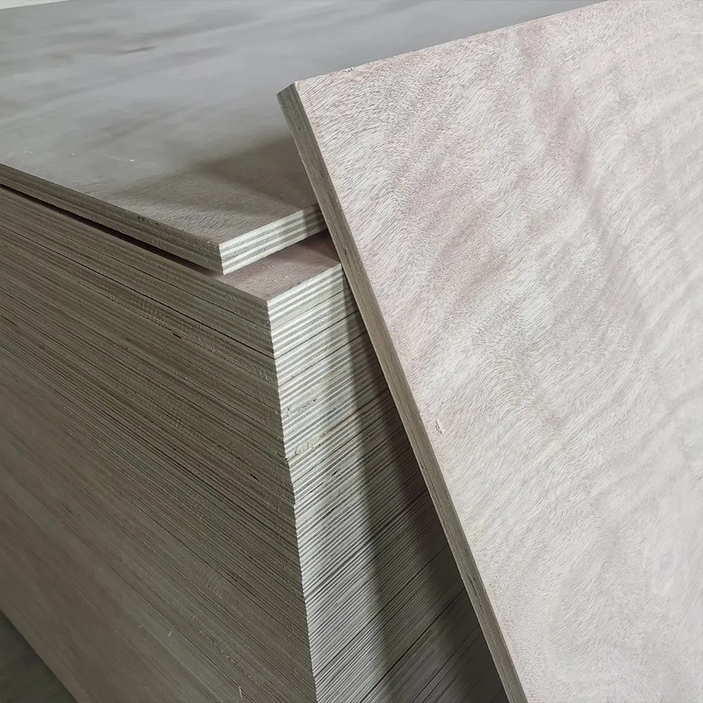 Customized Poplar/Birch/Paulownia/Cedar/Pine Plywood for Construction and Furniture