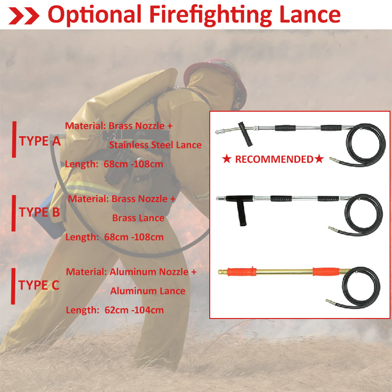 Efficient, Safe and Easy to Operate Portable Forest Backpack Fire Extinguisher