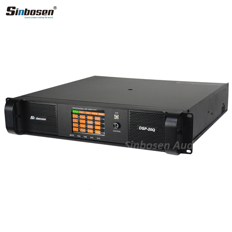 4 Channels Audio Professional Power Amplifier DSP20000q with 3 Year Warranty