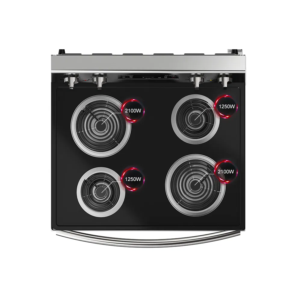 30inch Rear Control Coil 4 Element 5cu. FT Freestanding Electric Range Stove with CSA (HRC3001E)