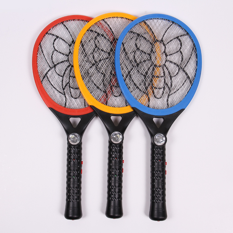 The Handle Is Not Easy to Slip off, and The Insect Mesh Core Is with Light Electric Mosquito Swatter