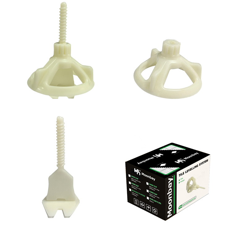 Reversible Plastic Spin Tile Leveling System Caps with Spacers Tiles Accessories