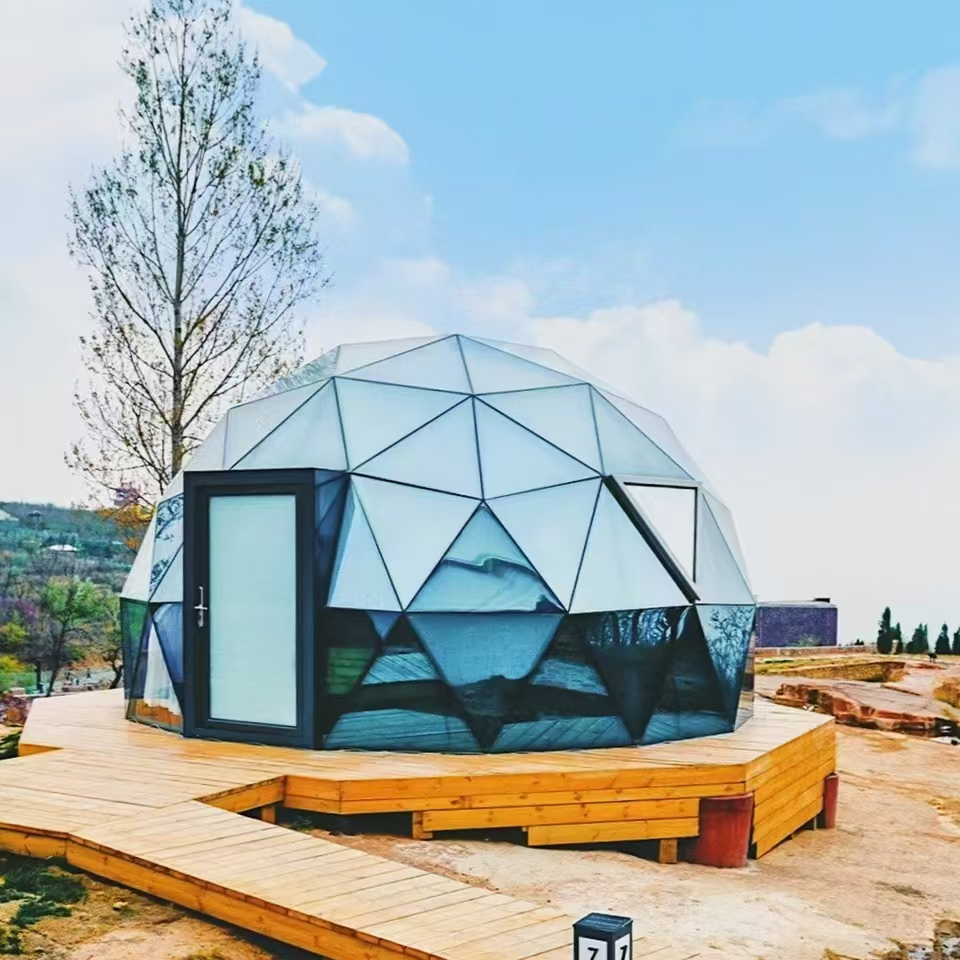 Waterproof Giant Clear Inflatable Buildings House Bubble Dome Tent