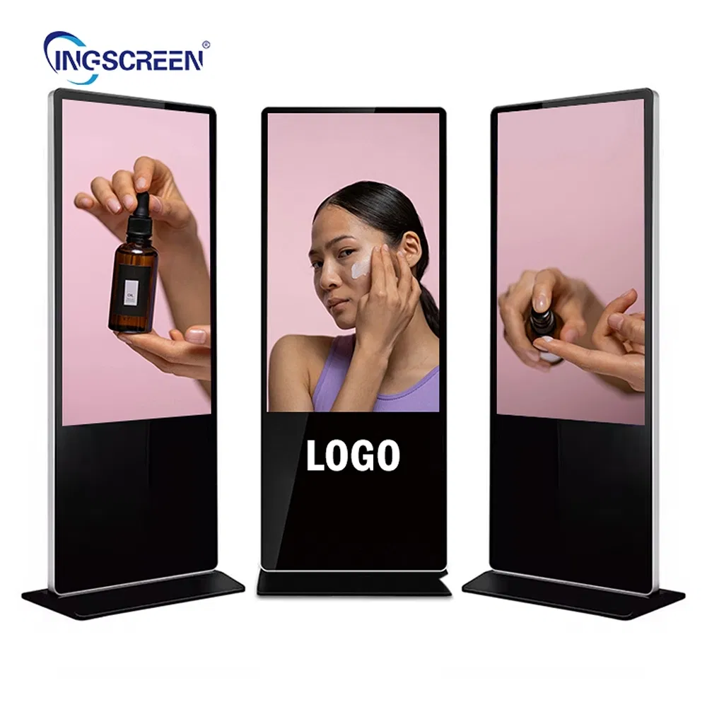 Multi-Language Anti-Corrosion OEM ODM Custom Vertical LCD Advertising Media Player