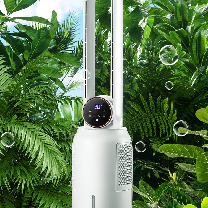 Factory Price Evaporation Tower Conditioner Filter Air Purifier Cooler Bladeless Fan