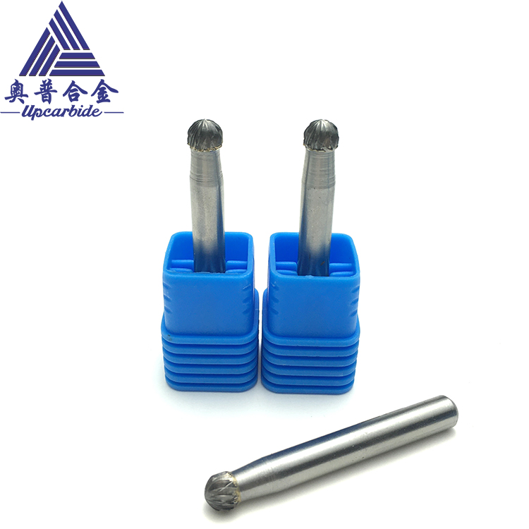 Mushroom Shaped Single Cut Factory Wholesale Tungsten Carbide Rotary Burr Metal Carving Drilling Polishing Bits