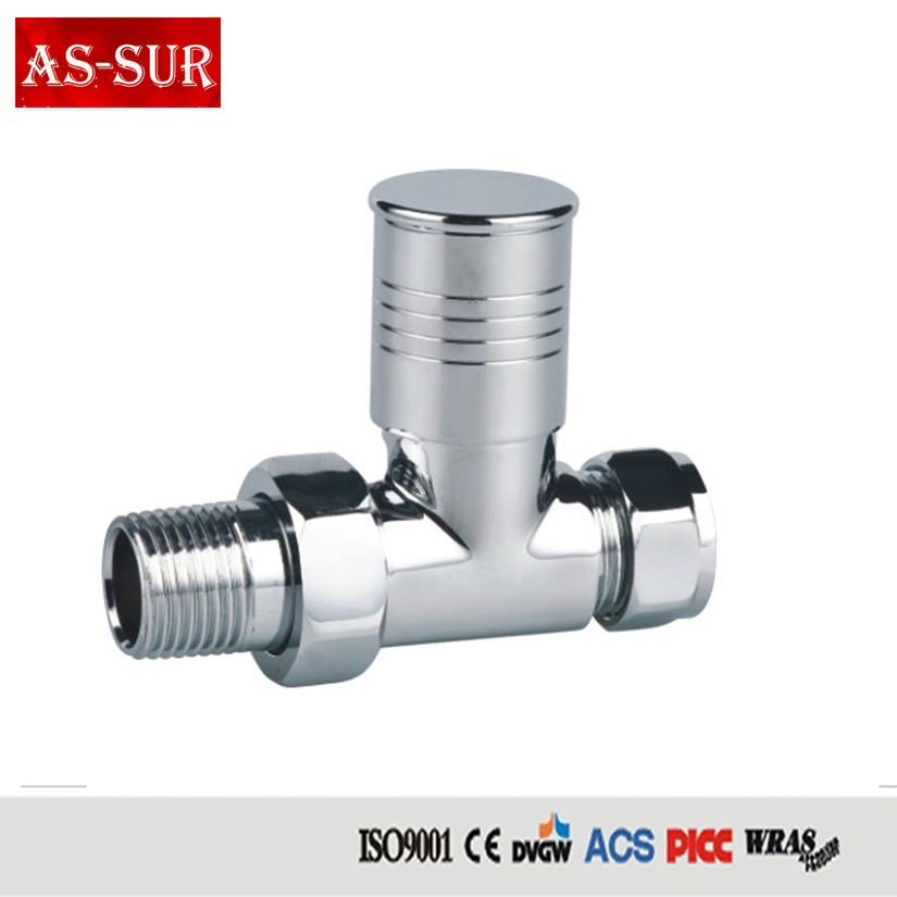 Хромированный термостатический радиаторный клапан RV84004